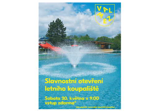 ZAHÁJENÍ PROVOZU LETNÍHO KOUPALIŠTĚ 30.5.2026